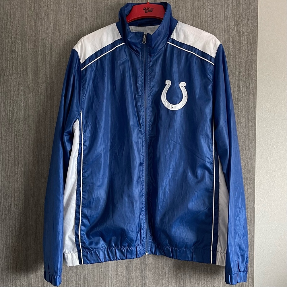 Y2K NFL Windbreaker Jacket - Indianapolis Colts - Size XL